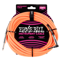 Ernie Ball 10' Straight/Angle Instrument Cable Neon Orange