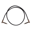 Ernie Ball Flat Ribbon Patch Cable 24in Black Single