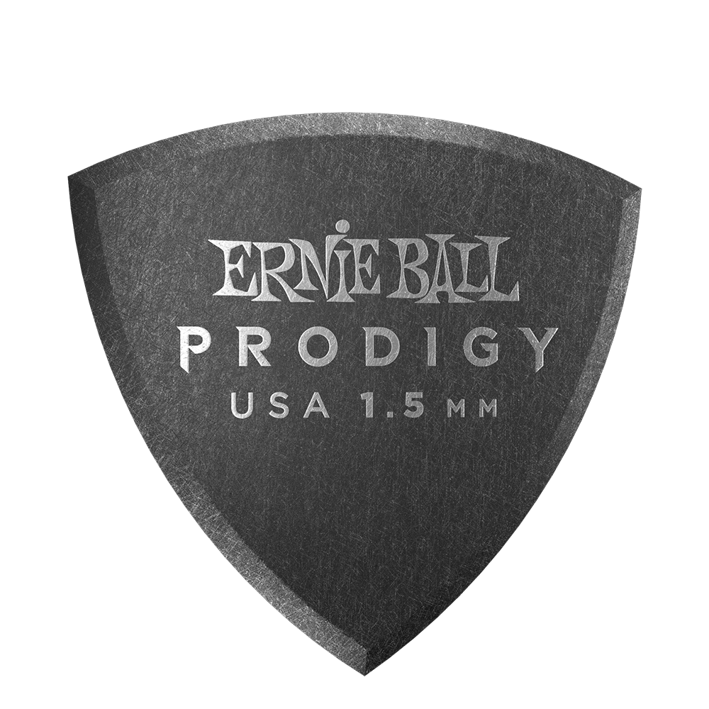 Ernie Ball 1.5MM Black Shield Prodigy Picks 6-Pack