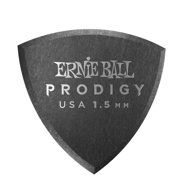 Ernie Ball 1.5MM Black Shield Prodigy Picks 6-Pack