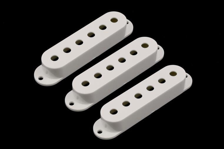 PC-0406-050 Set of 3 Plastic Pickup Covers For Stratocaster - Parchment
