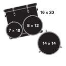 Gretsch Renown 4 Piece Drum Set (20/10/12/14) - Vintage Pearl