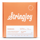 Stringjoy Foxwoods | Light Gauge (12-54) Coated Phosphor Bronze Acoustic Guitar Strings