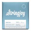 Stringjoy Orbiters Balanced Super Light Gauge 9-42 Coated Nickel Wound Electric Guitar Strings