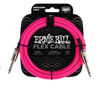 Ernie Ball Flex Cable 10ft Pink