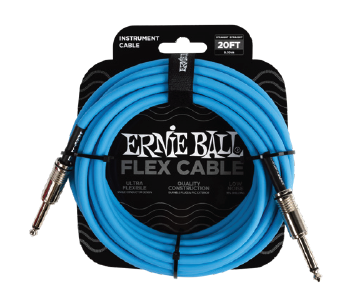 Ernie Ball Flex Cable 20ft Blue