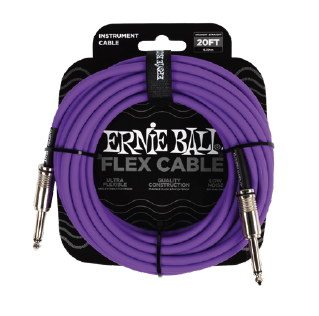 Ernie Ball Flex Cable 20ft Purple