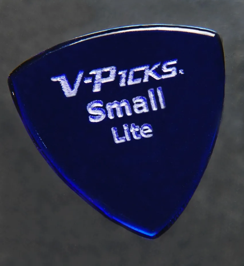 V-Picks Small Pointed Lite Sapphire Blue