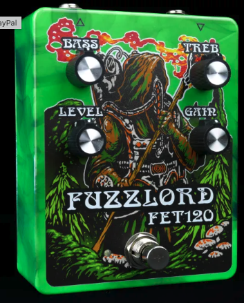 Fuzzlord Effects FET120 Overdrive Swirled Finish