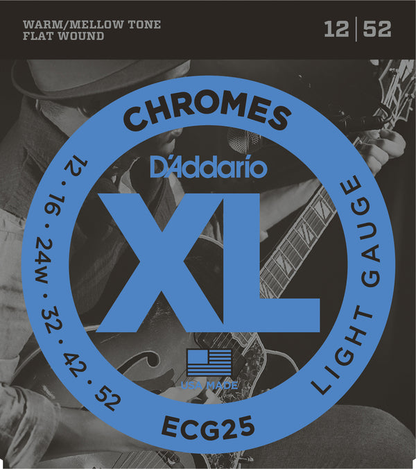D'addario ECG25 XL Chromes Flat Wound Strings