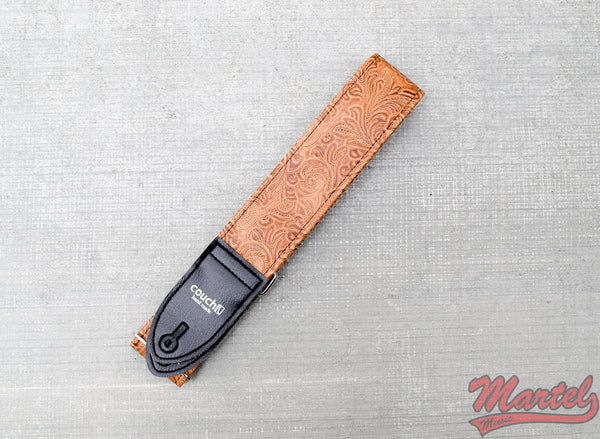Couch Light Brown Western Guitar Strap