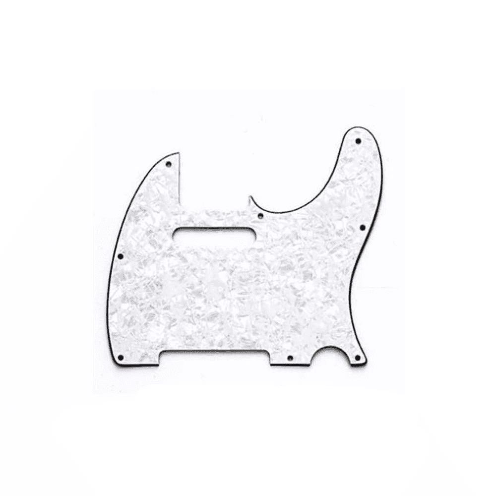 PG-0562 8-Hole Pickguard Telecaster White Pearloid (WP/W/B/W)