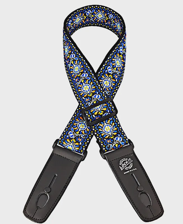 Lock-It Guitar Strap Blue Chill