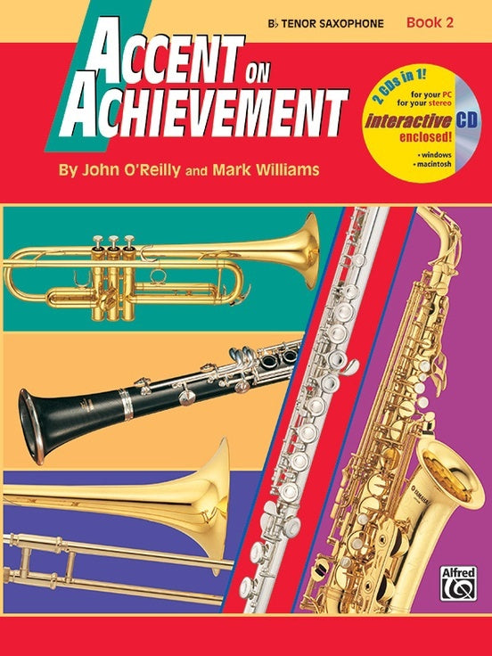 Alfred Accent on Achievement Bb Tenor Saxophone Book 2