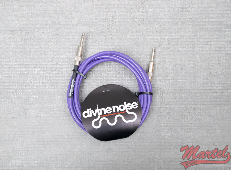 Divine Noise 15ft Purple Cable Straight Ends