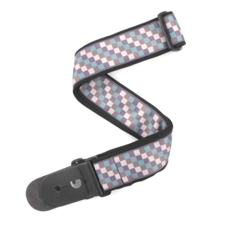 D'Addario Woven Guitar Strap, Checkerboard, Camo