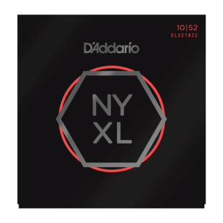 D'Addario NYXL1052 Nickel Wound Electric Guitar Strings, Light Top / Heavy Bottom, 10-52