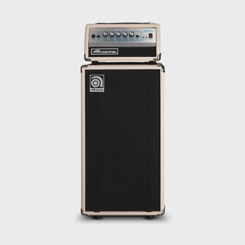 Ampeg Micro VR 200-Watt Bass Amp Head w/ Matching SVT-210AV Cab, Limited Edition White
