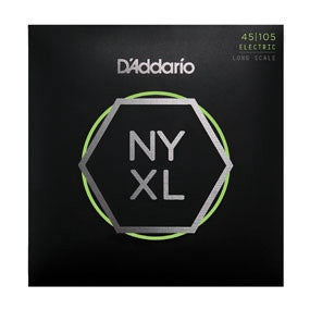 D'Addario NYXL45105, Set Long Scale, Light Top / Med Bottom, 45-105 Bass