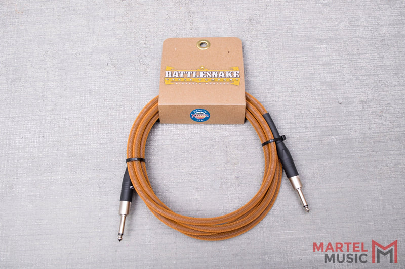 Rattlesnake Cable 15' Standard in Copper Straight Plugs