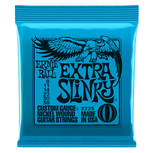 Ernie Ball Extra Slinky Nickel Wound Electric Guitar Strings .8-38