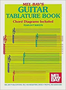 Mel Bay Guitar Tablature Paperback