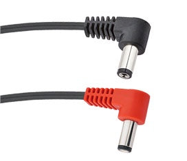 Voodoo Lab 2.5mm and 2.1mm Right Angle Plugs Cable