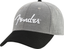 Fender Hipster Dad Hat Gray and Black
