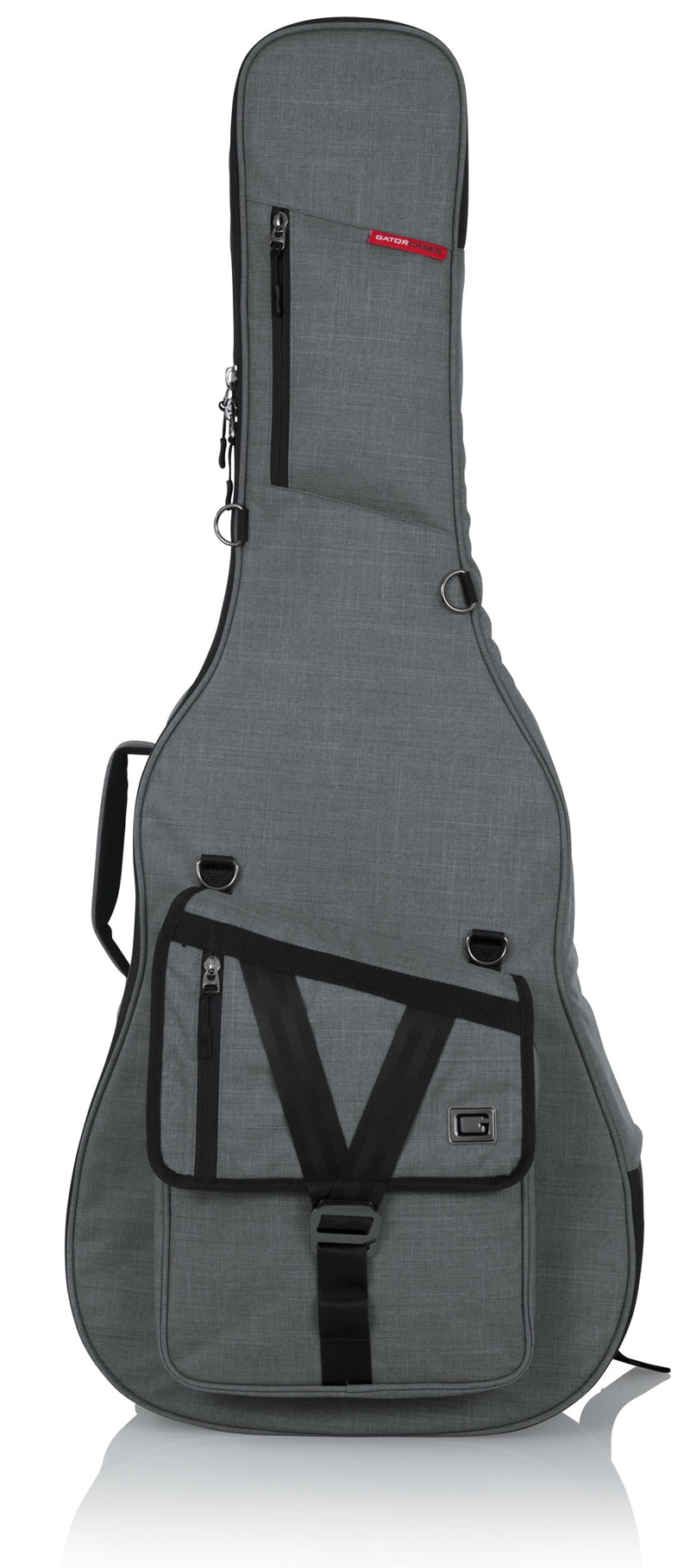 Gator Cases Transit Series Acoustic Guitar Bag Light, Grey