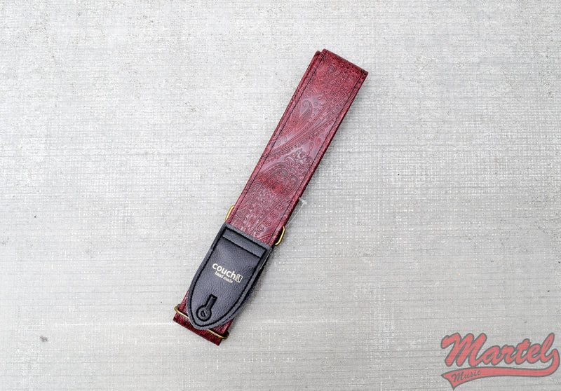 Couch Paisley Oxblood Guitar Strap