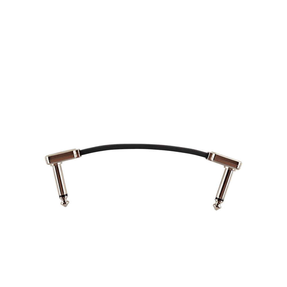 Ernie Ball 3" Single Flat Ribbon Patch Cable Black