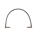 Ernie Ball 12" Single Flat Ribbon Patch Cable Black