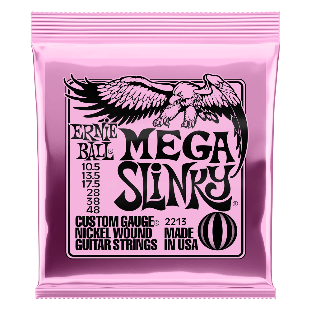 Ernie Ball Mega Slinky Nickel Wound Electric Guitar Strings 10.5-48