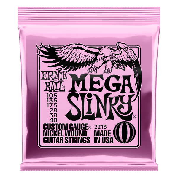 Ernie Ball Mega Slinky Nickel Wound Electric Guitar Strings 10.5-48