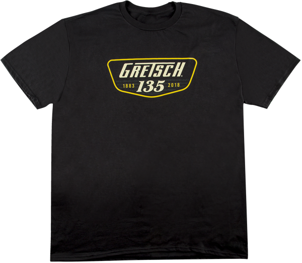 Gretsch® 135th Anniversary T-Shirt Black