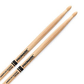 ProMark Classic Forward 7A Hickory Drumstick, Oval Wood Tip