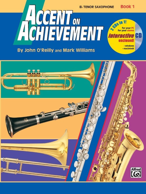 Alfred Accent On Achievement Bb Tenor Saxophone Book 1