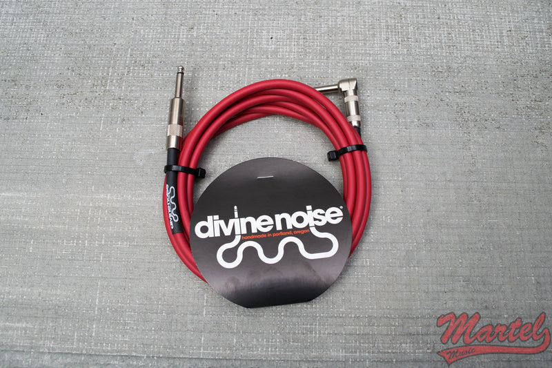 Divine Noise 10ft Red Cable Straight/Right Angle
